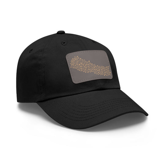 Hat with Leather Patch (Nepal Map)