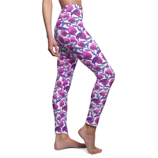 Makhmali Phul Women's Cut & Sew Casual Leggings