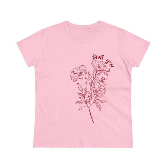 Timi Phula Women's Midweight Cotton Tee