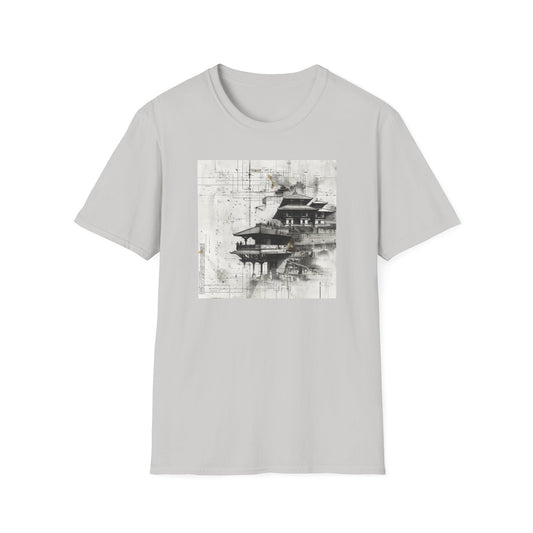 Abstract Temple Softstyle T-Shirt