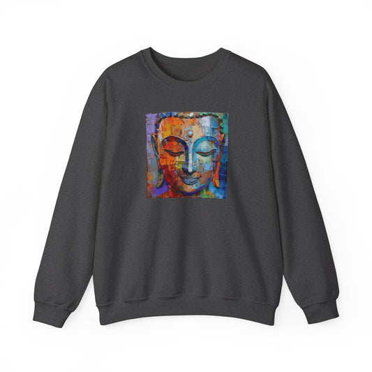 Vibrant Buddha Heavy Blend™ Crewneck Sweatshirt