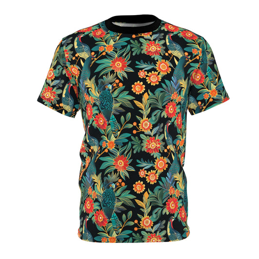 Danfe (Hawaii themed Yellow-Green) Cut & Sew Tee