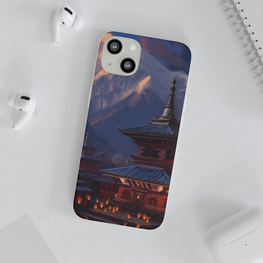 Temple at Night Flexi Cases