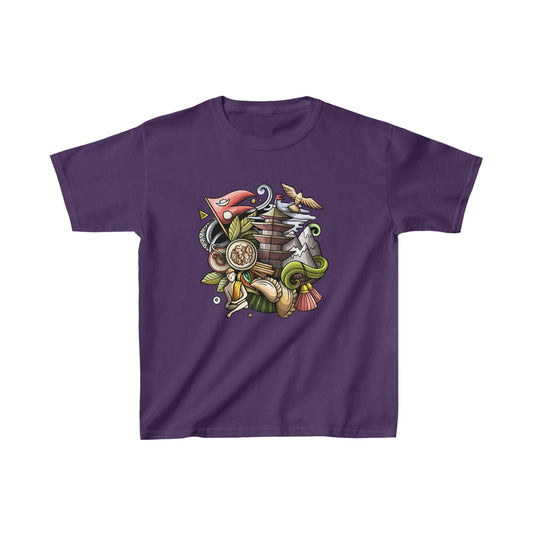 Nepal symbols Kids Heavy Cotton™ Tee