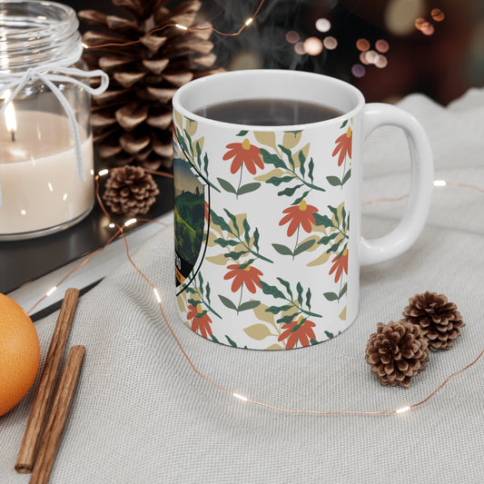 Khaptad NP White Ceramic Mug, 11oz