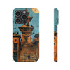 Abstract Temple Slim Phone Cases