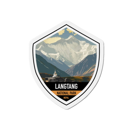 Langtang National Park Die-Cut Magnet