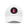 Nepal Hat with Leather Patch (Round)