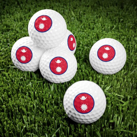 Nepal Golf Balls, 6pcs