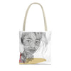 Girl Portrait Tote Bag