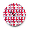 Nepal flag Acrylic Wall Clock