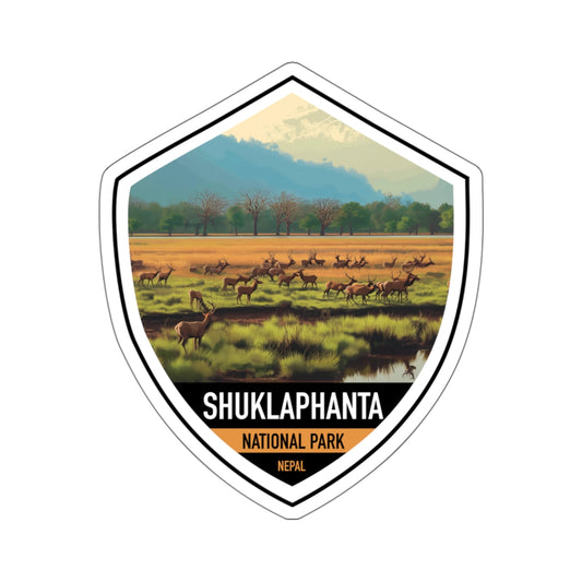 Shuklaphanta National Park Sticker