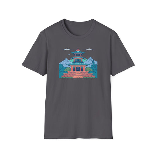 Mountain Temple Softstyle T-Shirt