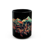Abstract Kathmandu Black Mug (11oz, 15oz)
