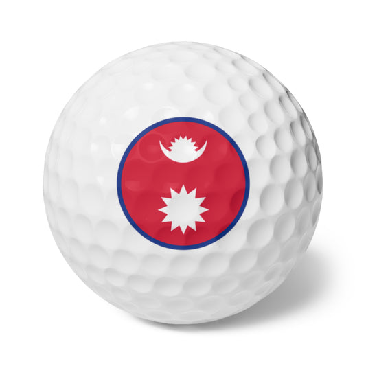 Nepal Golf Balls, 6pcs