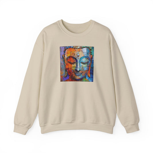 Vibrant Buddha Heavy Blend™ Crewneck Sweatshirt